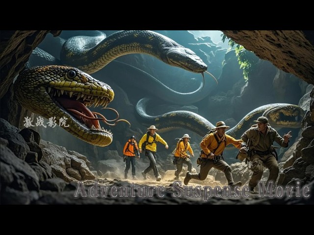 Adventure Suspense Movie! Exploration team enters a python's lair, leading to a desperate escape!