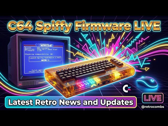 🔴 LIVE: Commodore 64 Ultimate Spiffy Firmware Update!