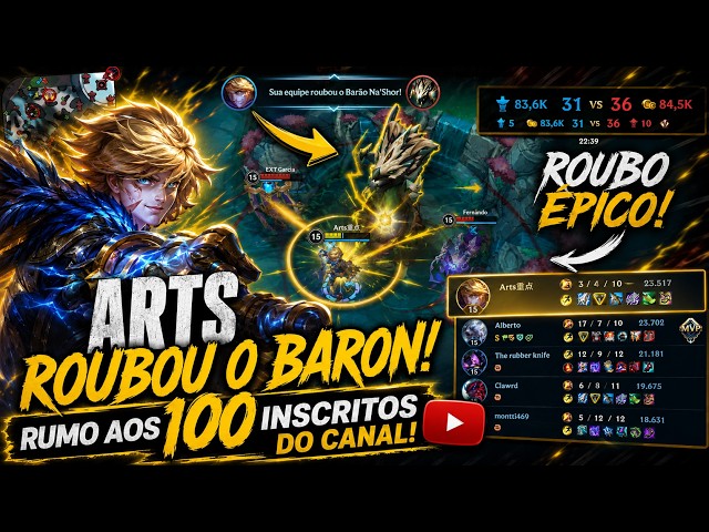 🔥 EZREAL ROUBOU O BARÃO! A Virada Mais Insana do Wild Rift 🤯