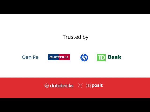 Posit + Databricks Product Overview: R & Python Data Science with Enterprise Governance