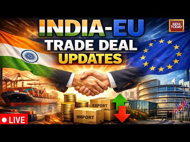 India, EU Trade Deal LIVE Updates | India, EU Set For 'Mother Of All Deals' | India-EU Partnership