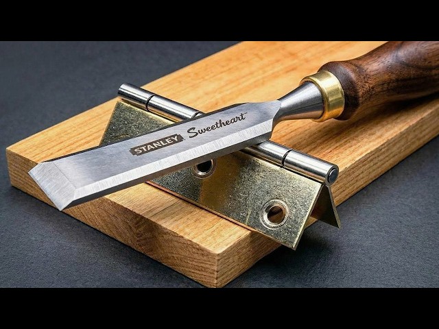 Easy Way To Sharpen A Chisel As Sharp As A Razor - How Carpenter Sharpen A Chisel Like A Pro