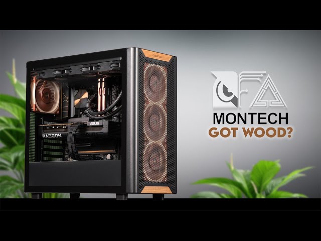 The Montech XR Wood Slaps for Under $80... | RX 9070 + Noctua PC Build