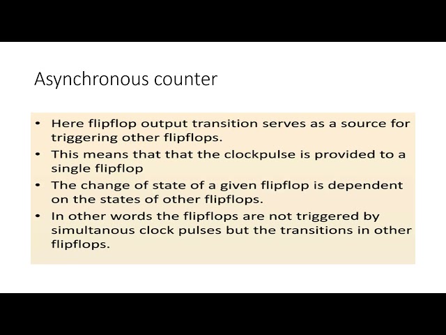 DSDUV # Counters