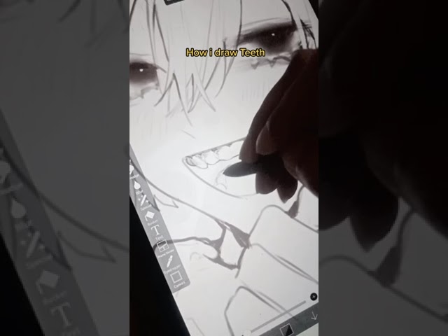 How i draw Teeth