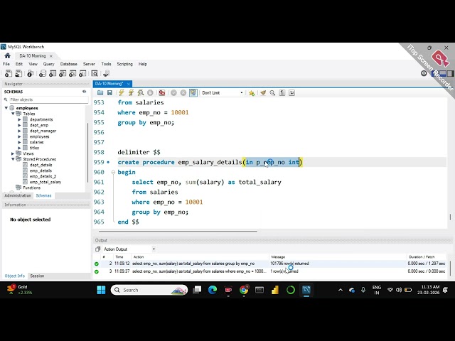 SQL lecture - 15 | SQL Stored Procedure Part - 2 | NMD PVT LTD