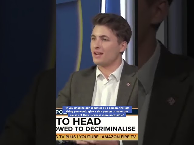 David Bull And Political Commentator Charlie Downes Argue Over Decriminalisation Of Illegal Drugs