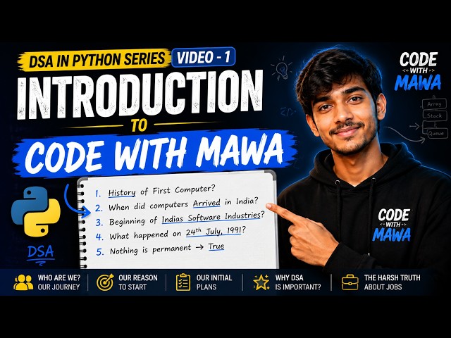 Before You Start DSA, Watch This! | DSA in Python #1