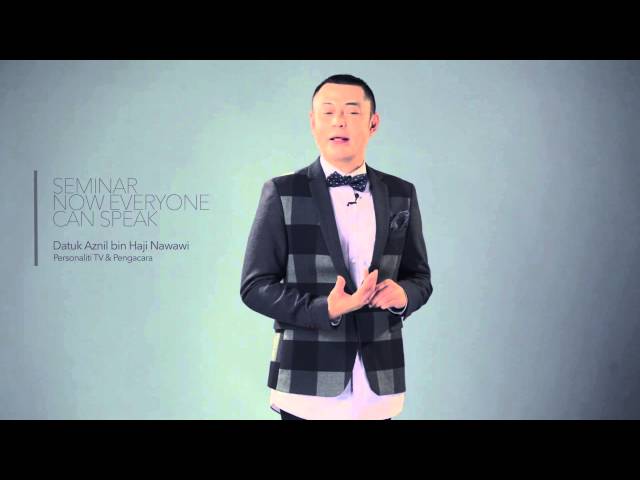 Tips pengucapan awam: Nada suara - Datuk Aznil bin Haji Nawawi