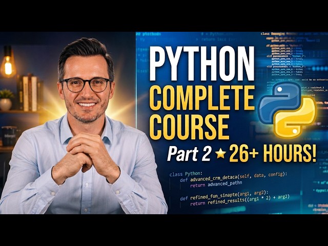 Python Full Course for Beginners | Complete Python Course (Part 2)