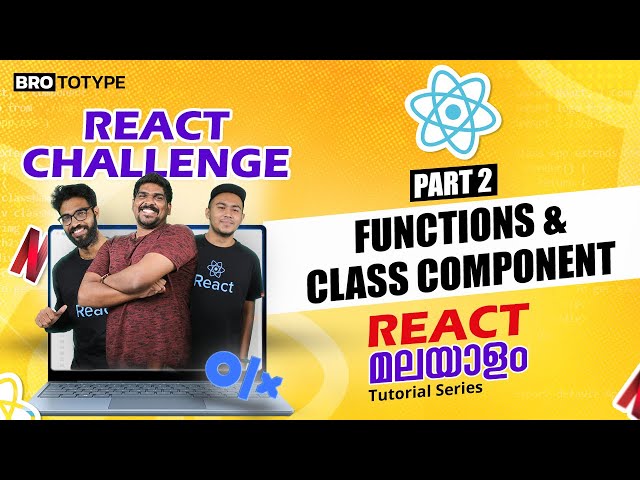 Part 2 | Dom, Virtual Dom, Function and Class Component | React Malayalam Tutorial | React Challenge