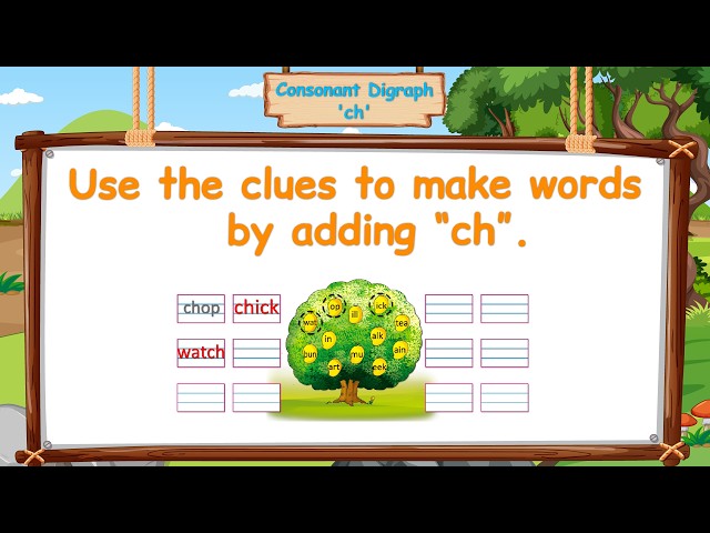 Consonant Digraph : 'ch' | Primer English Workbook Combine | Fun Practice for Reading | Learning