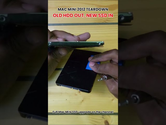 Mac Mini 2012: Swapping HDD for SSD | Tamil #shorts #tamil #ssdupgrade #macmini #technology #tech