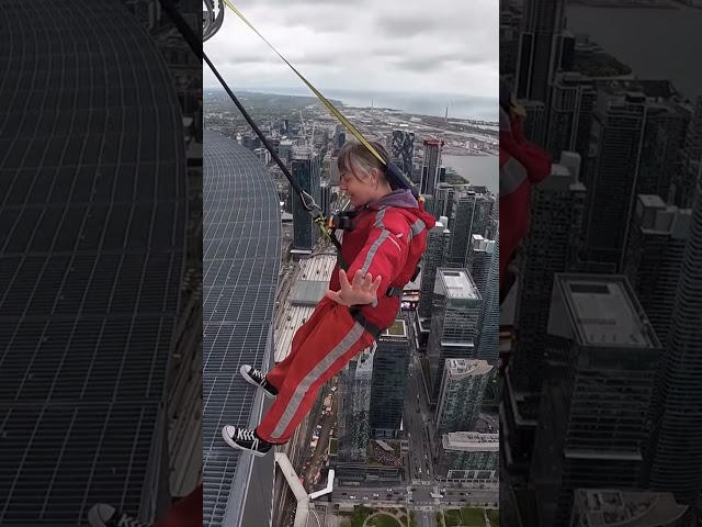 The CN Tower edge walk was awesome.