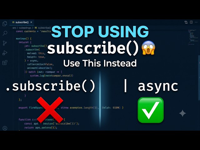 Why Senior Devs Ban Manual Subscriptions (Angular Async Pipe Internals) #angular #frontend #coding