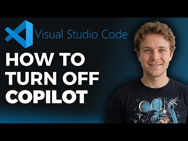 How to Turn Off Copilot on VS Code Step by Step