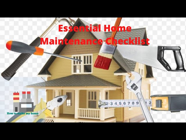Annual Home Maintenance Checklist | Sunday Home Maintenance / Cleaning Routines | Home Cleaning Tips