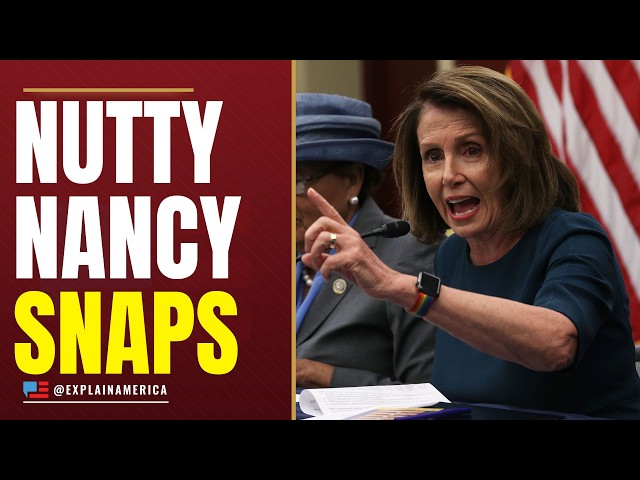 'GET OUT!' Nancy Pelosi Panics - Has Unhinged Meltdown in Wild Moment