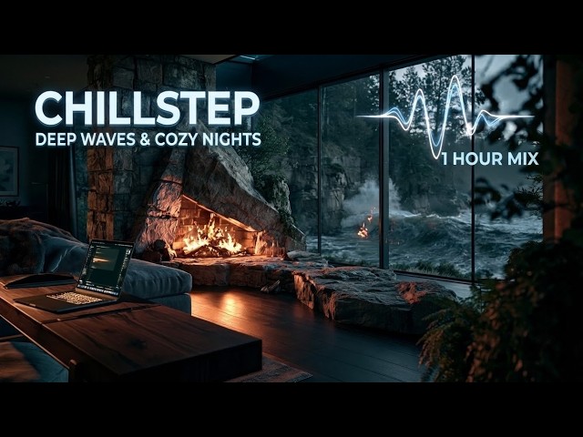 Chillstep Deep Focus Work Music ~ Ambient Productivity Beats For Coding & Studying By The Fireplace