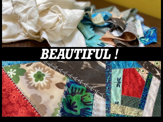 ♻️ v23.10 | Another Crazy Quilt, Crazy FAST! | TAME YOUR SCRAPS | Fast Easy Quilt Block