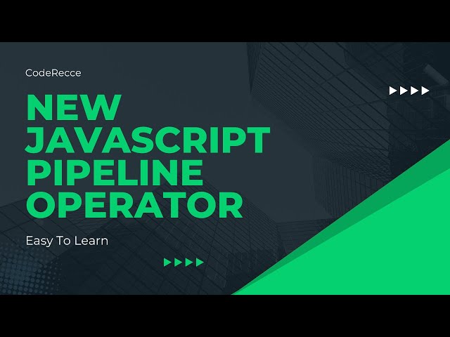 New JavaScript Pipeline Operator | Programming | Tutorial | JavaScript
