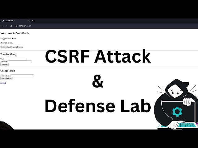 Learn CSRF Attacks & Defense - Hands-On Lab Walkthrough