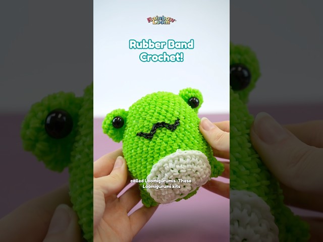 Rubber Band Crochet!?🤔🌈💕