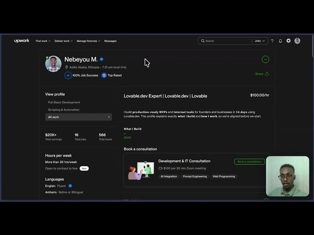 Upwork by Nebeyou Musie