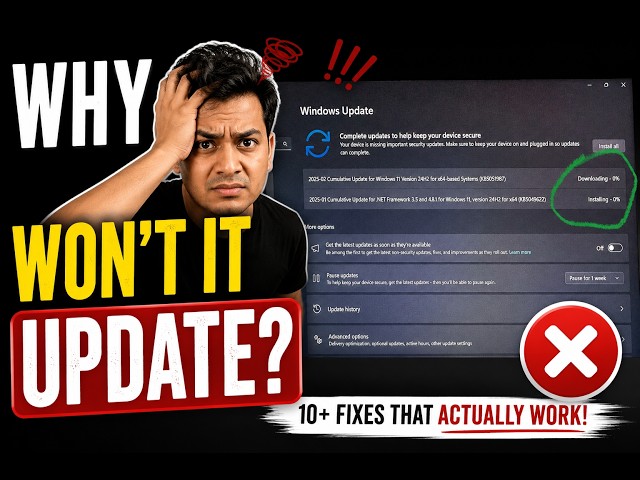 How to Fix Windows Update Errors on Windows 11 - Stuck, Failed & Won't Install 2026