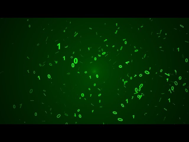 Motion Made - Binary number Computer language code animated background - Royalty Free Footage