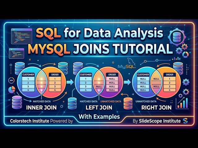 SQL for Data Analysis - MySQL Joins - Inner, Left and Right Join Tutorial with Examples