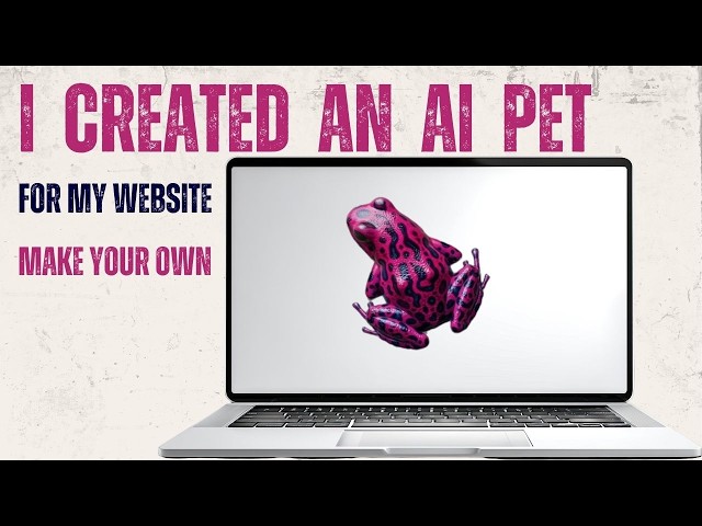 Claude Fable and GPT 5.6 Sol made a Pet Mascot for My Website (And It Hunts Bugs!)