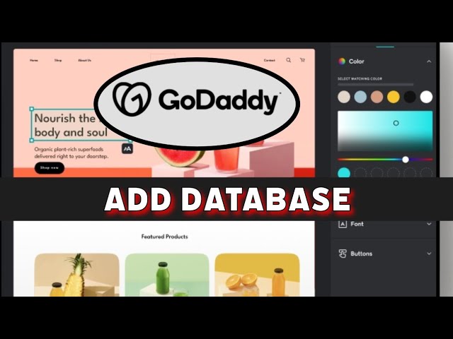 How to Add Database on Godaddy 2025?