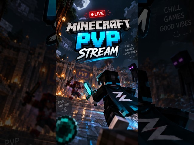 🔴 LIVE: Minecraft PvP! ⚔️chill stream