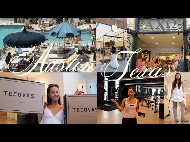 staying at Paseo aka "the influencer apartments" & going back to my sorority... AUSTIN TEXAS VLOG