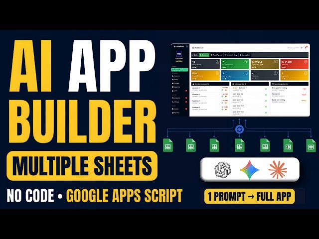 I Built an AI That Converts Google Sheets Into Complete Web Apps (Unlimited ERP/CRM)