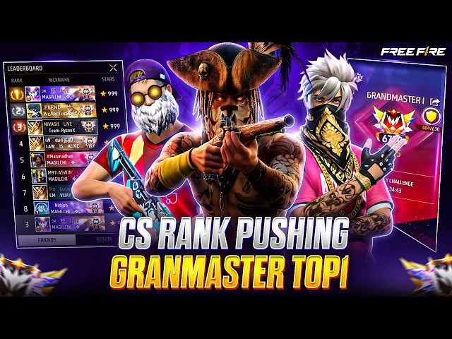 Hardcore CSR Push to Region 🚀|Team Code Ready JACK FF| தமிழ் LIVE 💥#fftamil #horizontallive #jackff