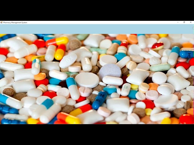 How to create a Pharmacy Management System Visual Studio 2019