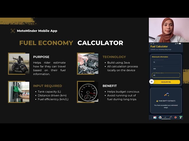 ITT632 Group Project Presentation | MotoMinder: A Rider's Companion
