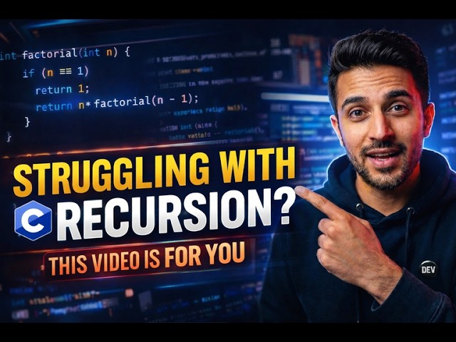 Recursion in C Explained for Beginners (Step-by-Step Guide)