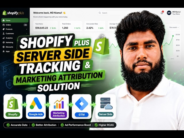 Shopify Plus Server Side Tracking & Marketing Attribution Solution by Md  Niamul