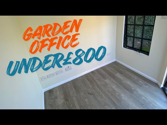 I Built a Garden Office for UNDER £800! (DIY Budget Build Step-by-Step)