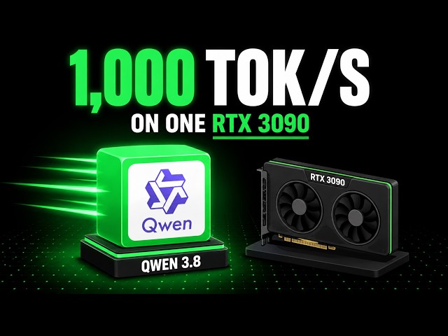 Qwen 3.8 at 1,000 tok/s: The RTX 3090 Serving Stack You Can Run at Home