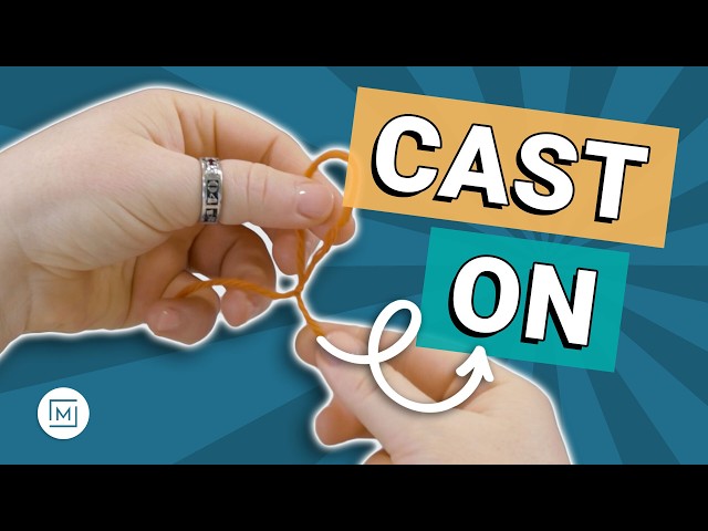 How to Cast On Knitting | Slip Knot & Beginner Cast-On Methods