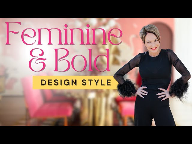 Feminine & Bold Home Design | Tips for Decorating in the Glam Design Style