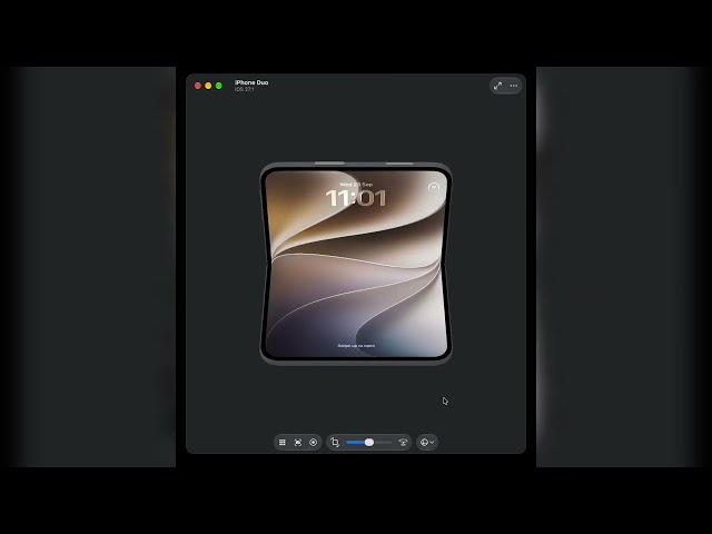 Xcode 27.1 beta has a hidden iPhone Duo action bar