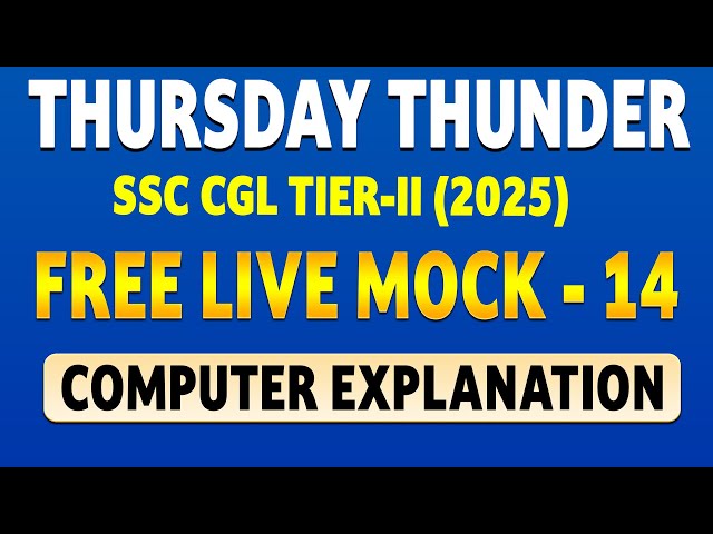 Tier-II All India Live Mock-14 Computers Explanation by Rathod Sir || Everest Coaching Point