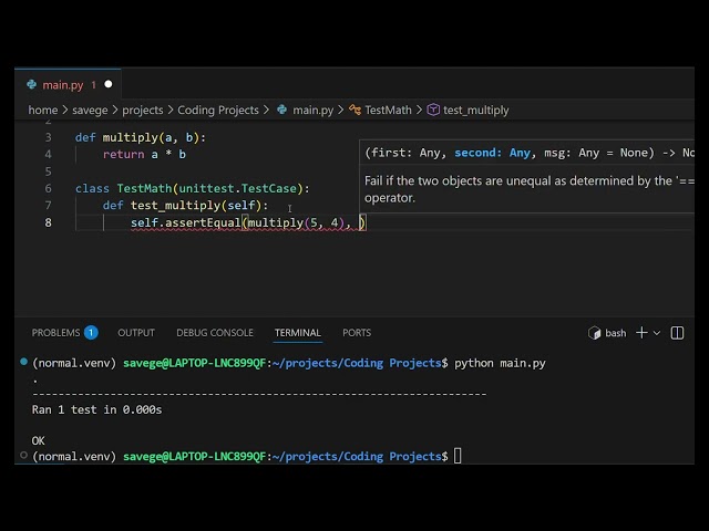 I'm Learning Python (Day 23: Unittest Module Basics)