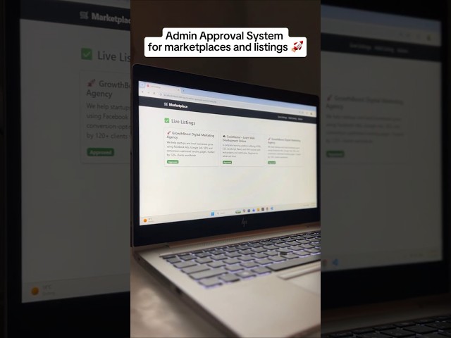 Nothing Goes Live Without Approval ✅ | Admin Approval System for Marketplaces 🚀 #AdminApprovalSystem