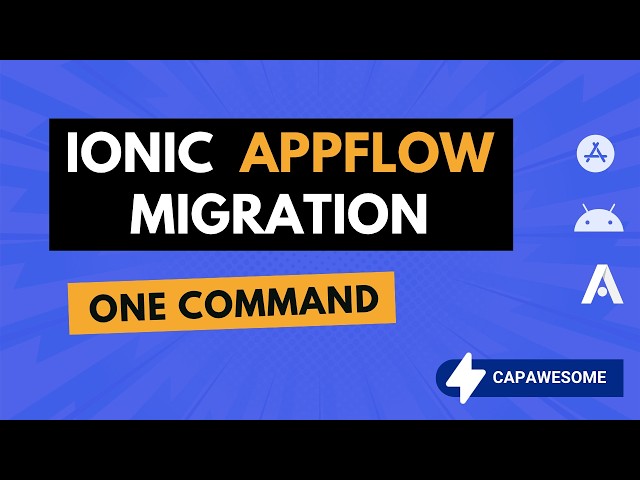 Ionic Appflow Migration: Export & Import into Capawesome Cloud
